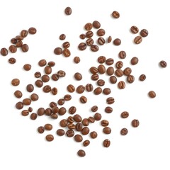 coffee beans on white background