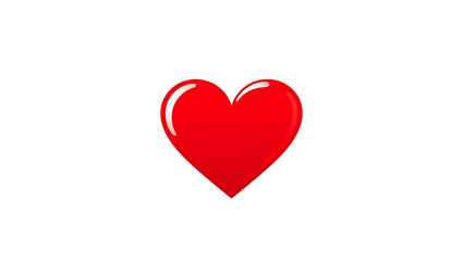 red hearts on white background