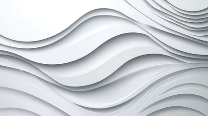 Obraz premium Abstract layered waves