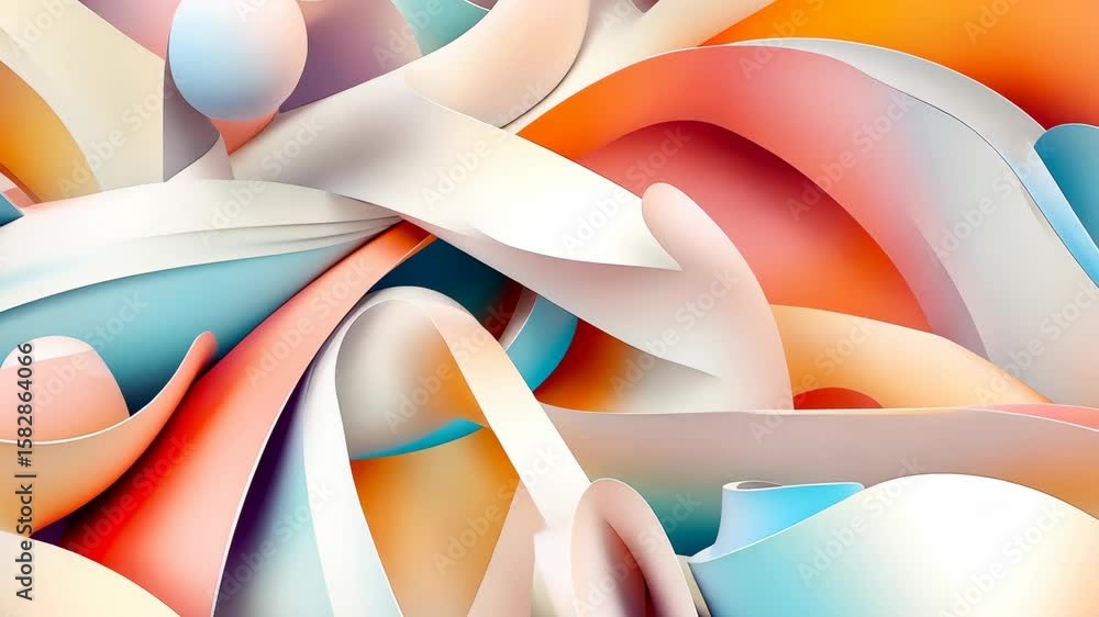Aufkleber experience a captivating display of swirling colors and shapes that ignite the imagination and inspi