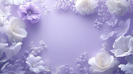 Delicate floral arrangement in pastel shades