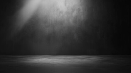 Empty gray concrete wall. Gray concrete wall as background. Abstract design with textured black stone wall background