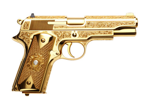 pistol and bullets