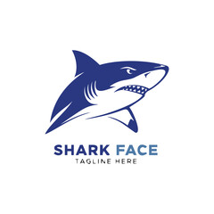 Shark logo design vector illustration