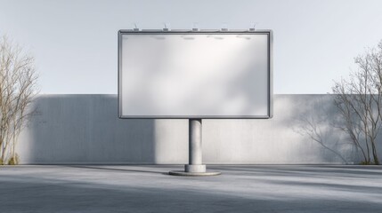 Obraz premium Blank billboard mockup outdoors
