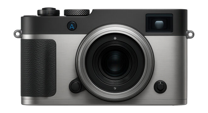 Digital rangefinder camera with manual focus for street photography