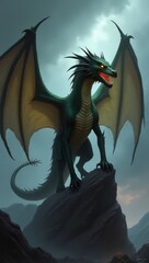 dragon in the night