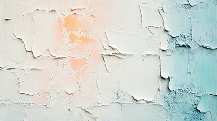 Obraz premium Textured wall with muted pastel colors