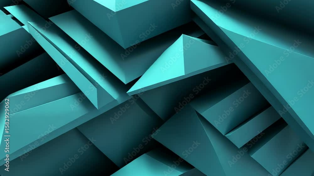 Poster intricate layers of geometric shapes form a striking visual display that captivates creativity and d