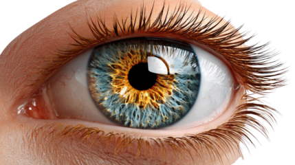 Human Eye Macro: A mesmerizing close-up of a human eye, showcasing intricate details of the iris, pupil, and eyelashes.