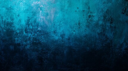 Dark Blue Abstract Grunge Texture Background with Moody Atmospheric Effect