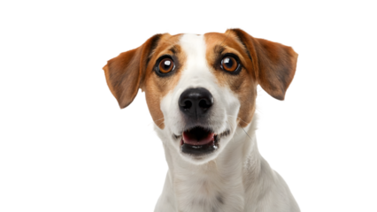 shocked dog pet surprised and scared png file of isolated cutout object on white background isolated on the white or transparent background png cut out png cut out 32525298 1