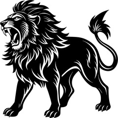 Fototapeta premium lion vector illustration