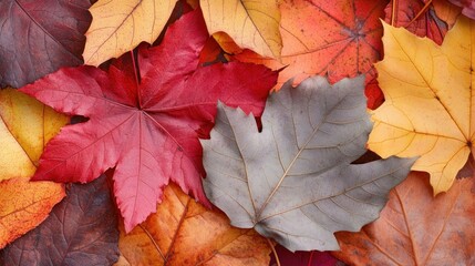 Fototapeta premium Colorful autumn leaves