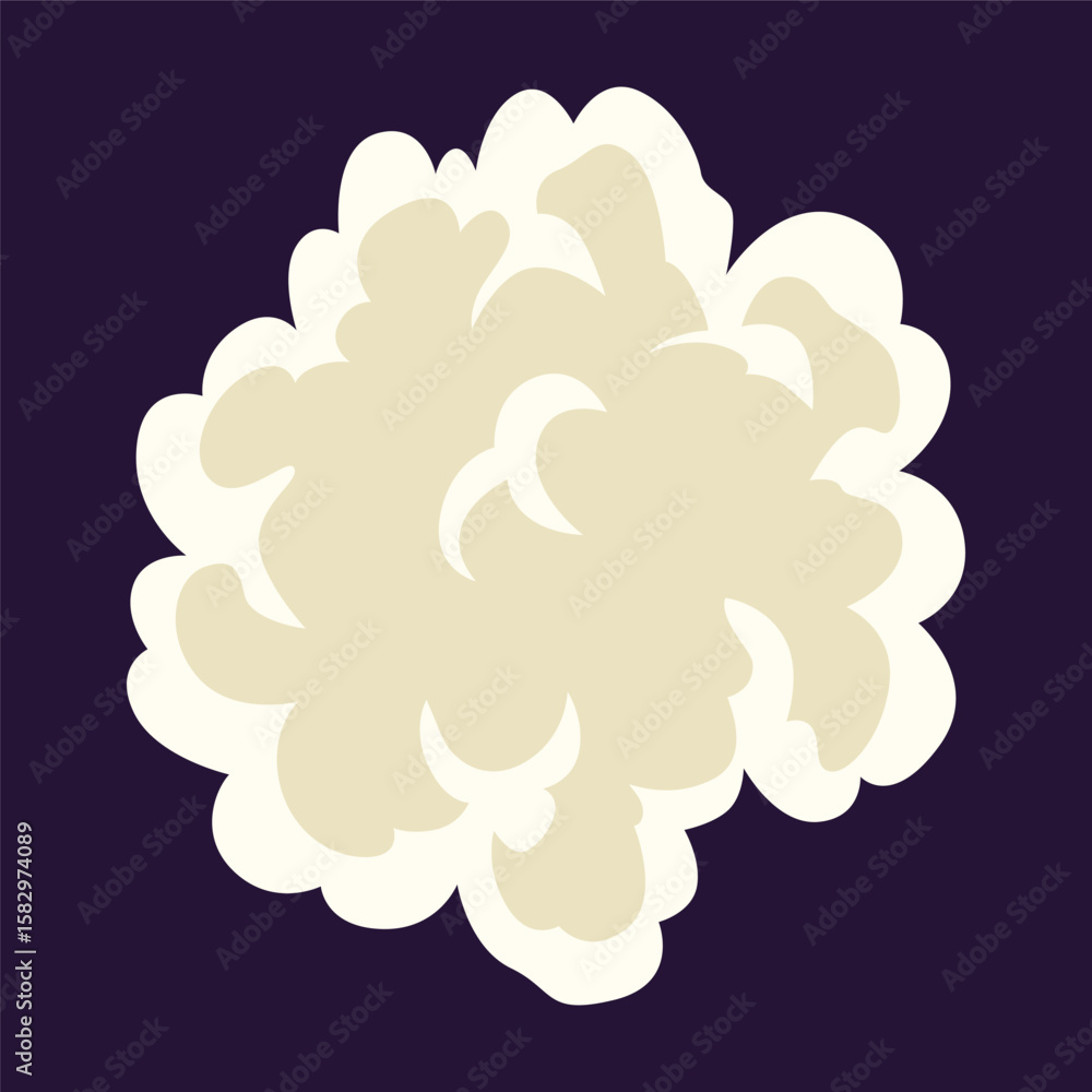 Poster explosion animation. animation for game of the explosion effect. cartoon animation for game. explodi