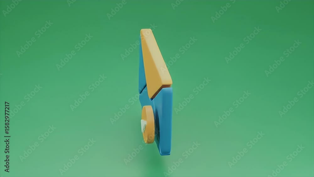 Poster animated envelope with checkmark appearing