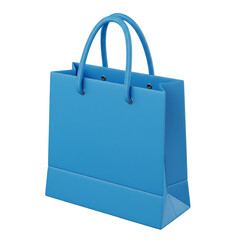 blue shopping bag