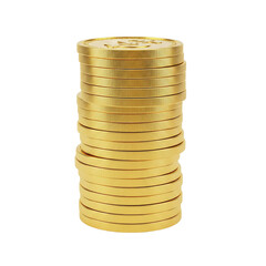 stack of golden coins