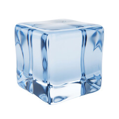 ice cube isolated on white