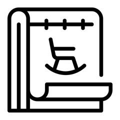 retirement date line icon