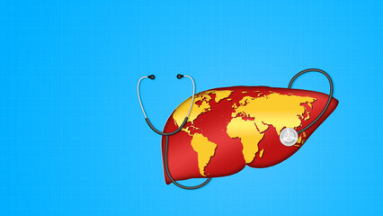 World Hepatitis Health Awareness Concept