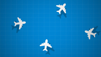 World Travel Airplane Journey Concept