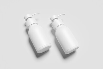 Blank Pump Bottle Soap For Mockup - 3D Illustration