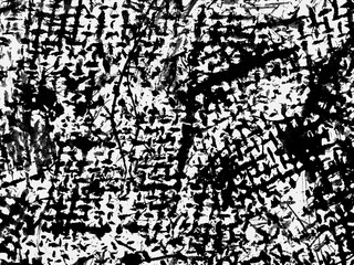 Black and white abstract texture showcases intricate patterns and dynamic strokes on canvas during...