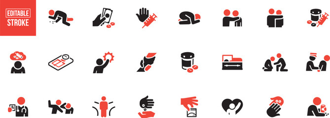 Fototapeta premium Construction and Tools Icon Set – Builder, Helmet, Tools, Repair, Engineering, Hammer, Wrench, Hard Hat, Construction Site, Industry, Maintenance, Icon