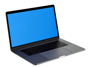 Fototapeta premium Isometric Laptop with Open Screen – Technology Icon