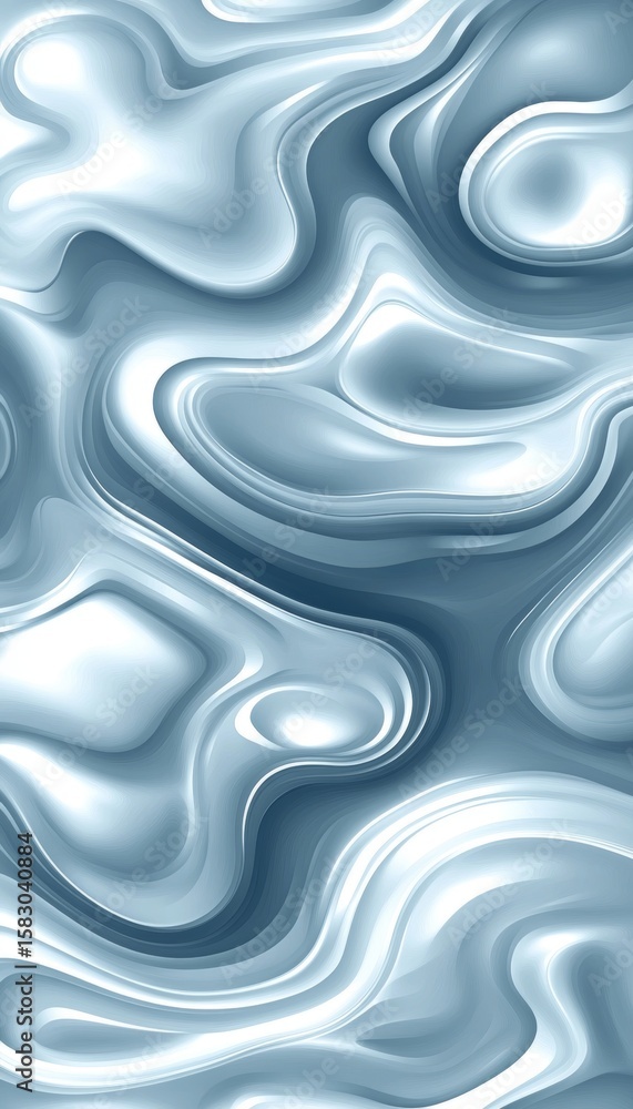Poster elegant abstract background with gray waves and gentle gradient in fluid motion design elements
