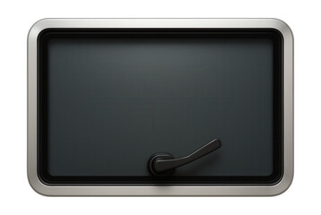 Rectangular sunroof with tinted glass and manual tilt