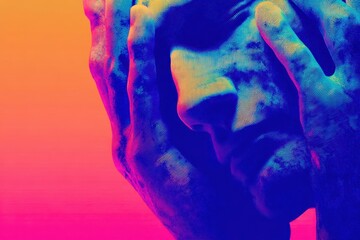 abstract watercolor hand painted