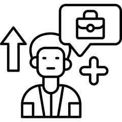 Thinking Icon Vector Element