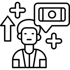 Thinking Icon Vector Element