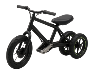 Electric tricycle with a tilting mechanism and dual rear wheels