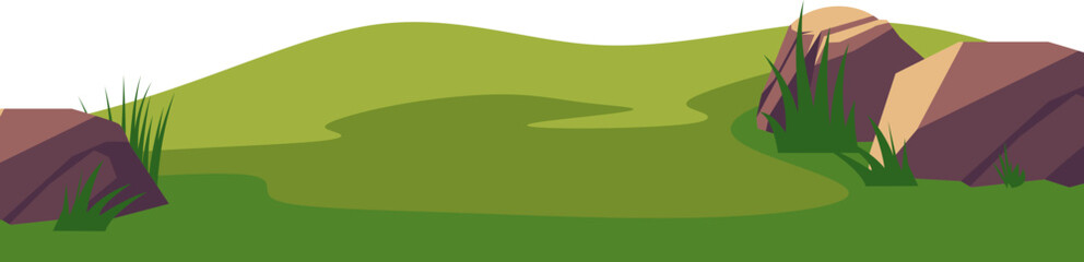 Green Hill Illustration 