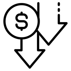 Increase decrease icon in vector illustration containing arrow, graph, chart and diagram. Data statistic both up down. 