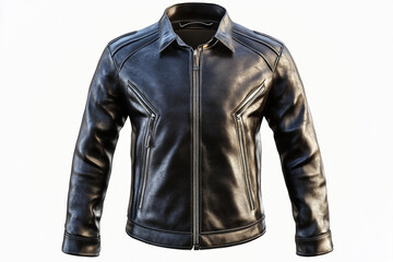 3D Fashion Leather Jacket with Sleek Style and Customizable Texture.