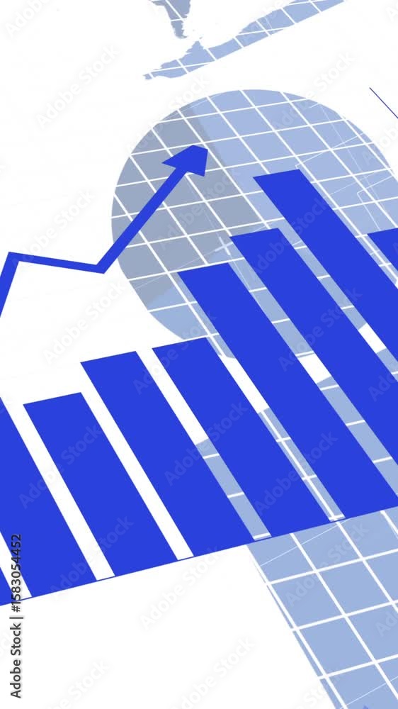 Poster animation of financial data processing over grid