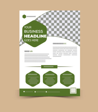 A4 Creative vector Marketing flayer template for grow your Business  digital unique Corporate flayer design, 
