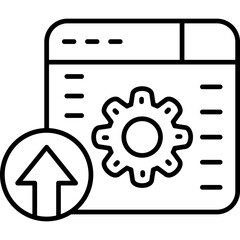 Fototapeta premium Improvement Icon Vector Element