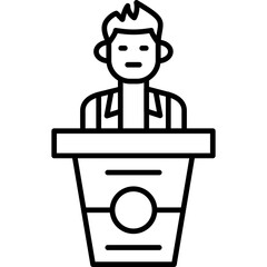 Speech Icon Vector Element