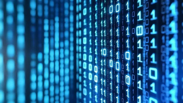Binary code background