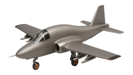 Fototapeta premium Ground attack aircraft with a humpbacked fuselage and side-fuselage air intakes