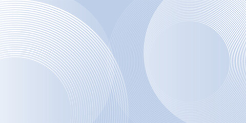Fototapeta premium Abstract blue simple background with circle elements.