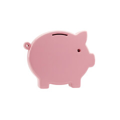 Obraz premium Cute piggy bank icon for finance savings or money management