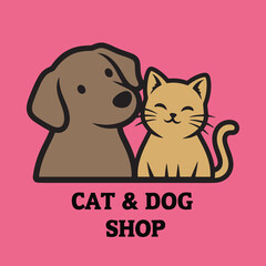 pet shop cute simple trending logo vector branding 3