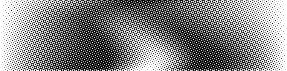 Black Dotted Texture on White Background . Modern Vector Art . Old Paper Effect with Comic Texture . Abstract Wall Design . Grunge Comic Texture Overlay