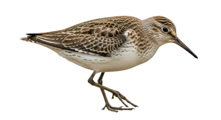 Isolated Dunlin Bird